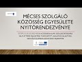 Mécses Egyesület projektnyitó rendezvénye - 2023.06.27.