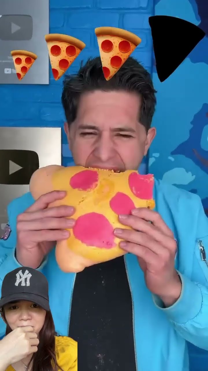 PERMEN PIZZA DI PANGGANG JADI JUMBO ⁉️?