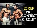 THE 22 Rep Pre Contest Depletion Circuit | Peak Week with IFBB Pro Ryan John-Baptiste