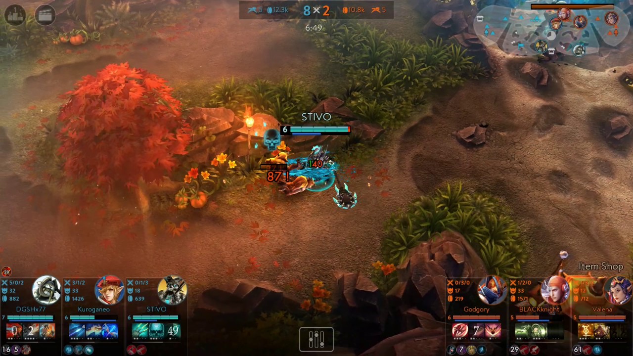 Vainglory replay krul QUICK 17min win!!