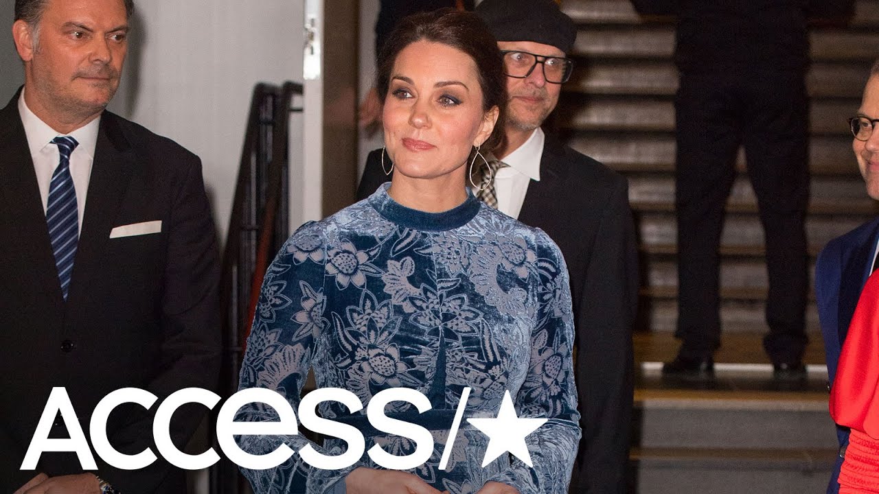 Kate Middleton Stuns In A Gorgeous Blue Velvet Gown | Access