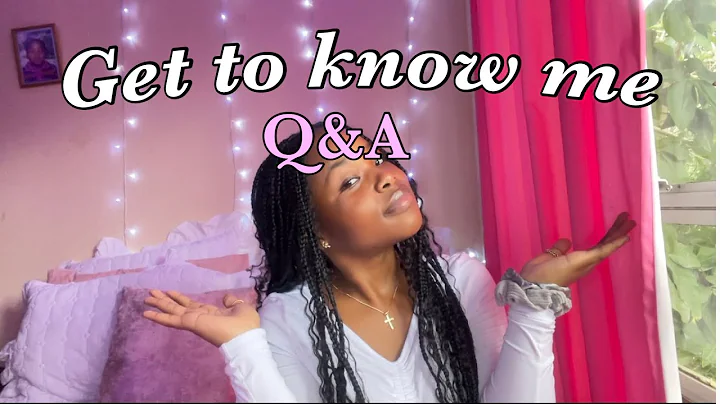Get To Know Me Tag / Q&A  | South African YouTuber