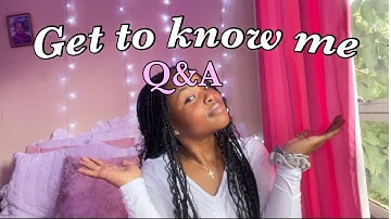 Get To Know Me Tag / Q&A  | South African YouTuber