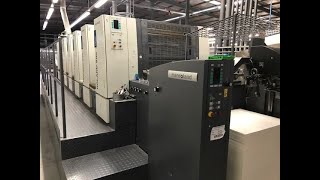 Roland 506 LV UV used offset printing press (MEK16704)