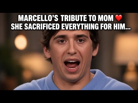 Marcello Hernández’s Emotional Tribute to His Mom Left Everyone Speechless ❤️