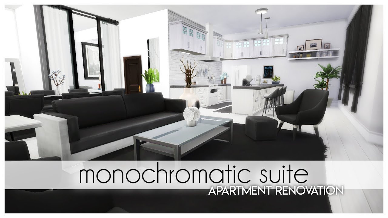 Monochromatic Suite by BRE! APARTMENT RENO CHALLENGE W/ MEWLISSA
