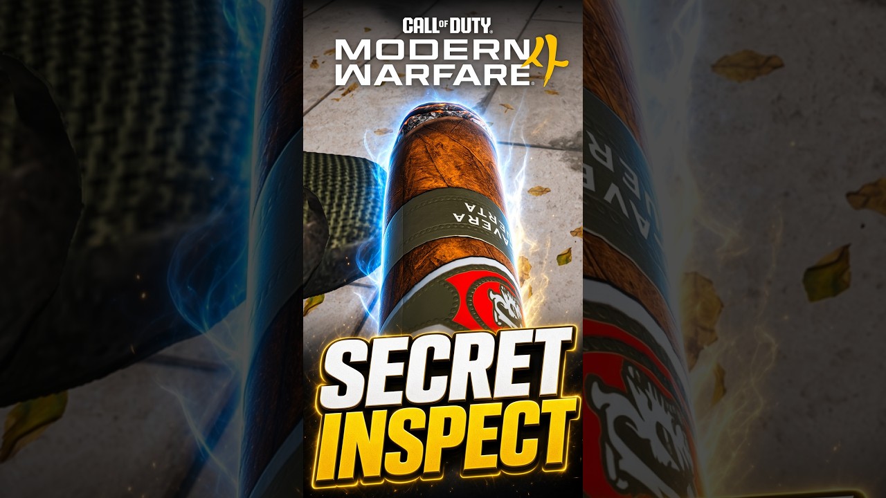 Secret Weapon Inspect  in Modern Warfare 4  #mw4 #shorts #callofduty