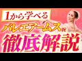 【1から学べる】バレエアームス・腕の動き徹底解説【大人バレエ】