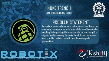 Video Tutorial | NukeTrench | Semi-Autonomous Event | Robotix 2019