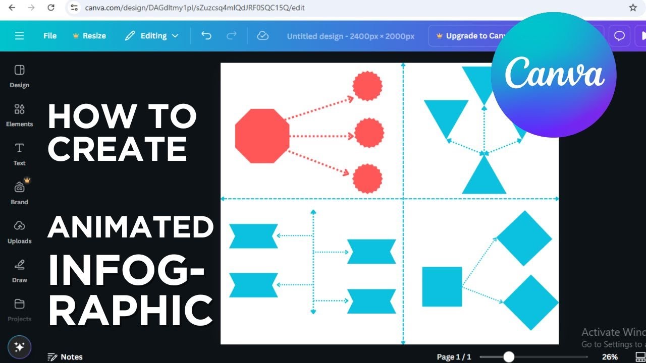 How to create animated infographic elements in canva Infographic Video ...