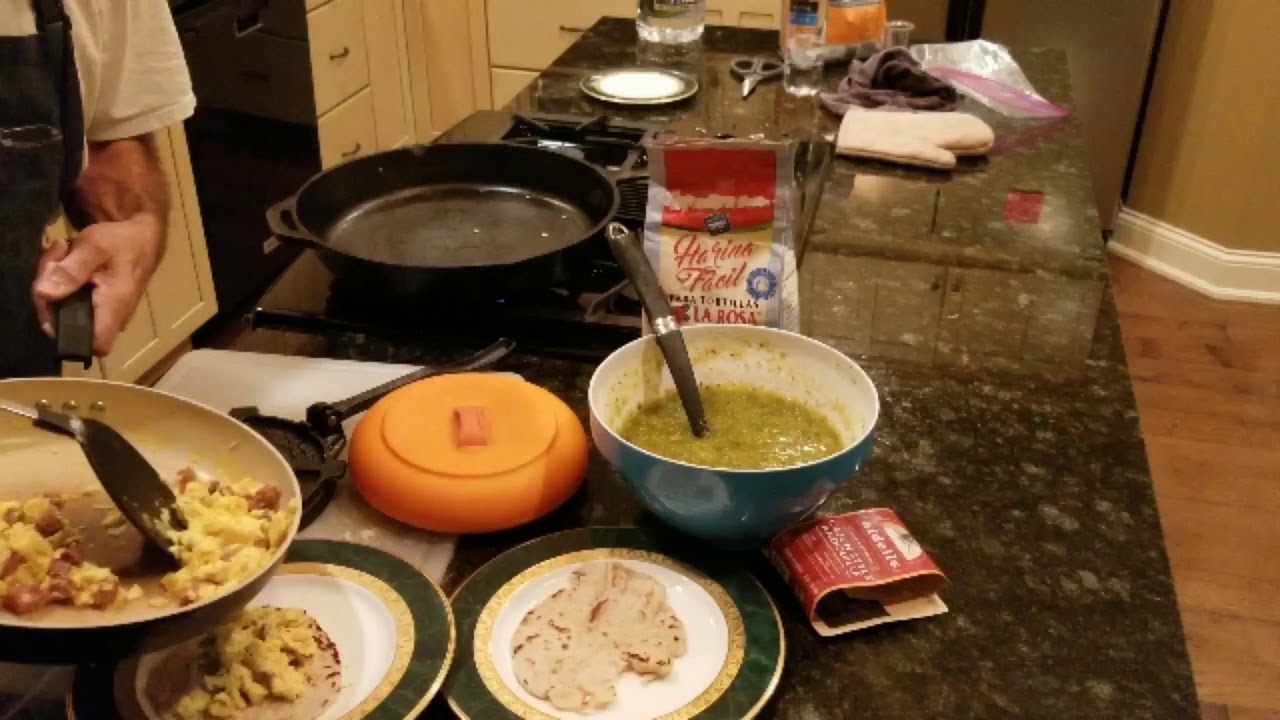 Easy Homemade Tortillas - Cast Iron cooking with the Iron Maiden 