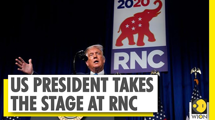 Donald Trump addresses the RNC 2020 from White House | Trump's acceptance speech