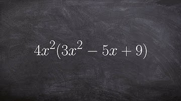 Using the Box Method to Multiply a Monomial by a Trinomial