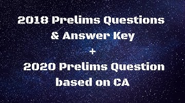 UPSC Previous year Question Paper 2018 Prelims + Answer Key + Analysis  Part 1 - GS paper 1(IAS/CSE)