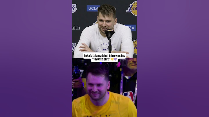 Luka Doncic's favorite part of his Lakers debut 👏