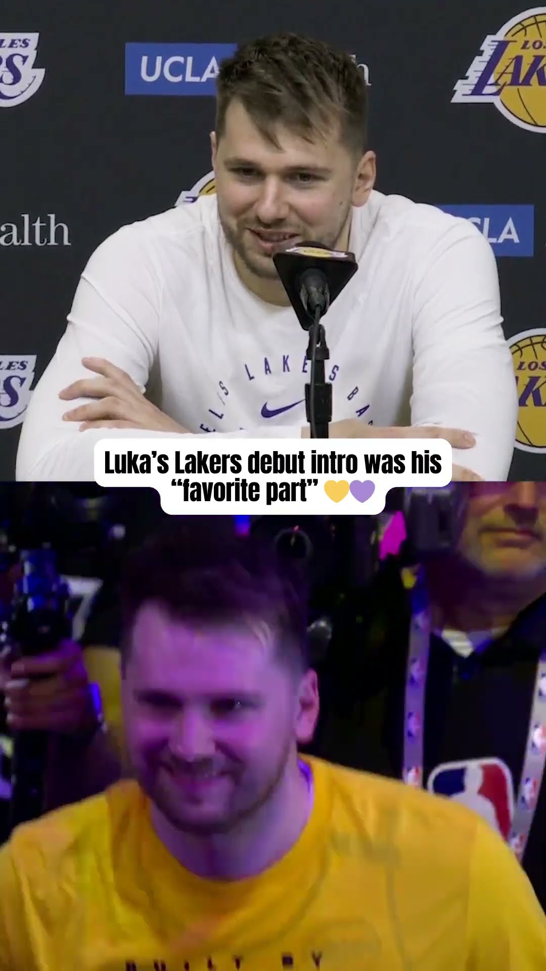 Luka Doncic's favorite part of his Lakers debut ?