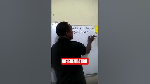 HOW TO DIFFERENTIATE ANY POLYNOMIAL-NO STRESS! #maths #education #calculus