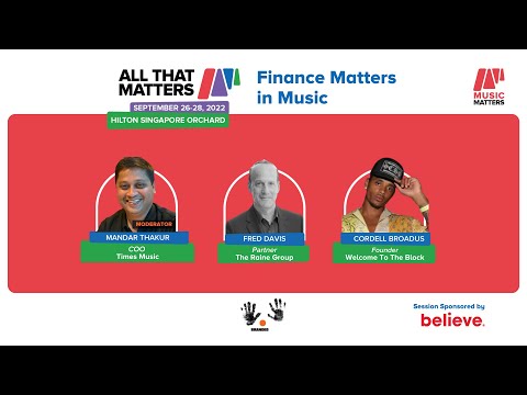 Finance Matters in Music feat. Fred Davis and Snoop Dogg's son Cordell Broadus Episode cover