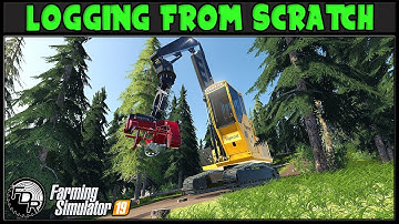 Working For The Pipeline - Logging From Scratch 243 - Farming Simulator 2019 - FDR Logging