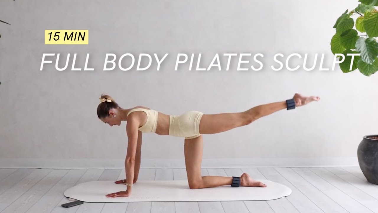 15 Min Full Body Pilates Sculpt | No Equipment | Day 1 Challenge - YouTube