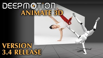 DeepMotion: Animate 3D | V3.4 Release - 3D Pose From Image & Rerun Animations | AI Motion Capture