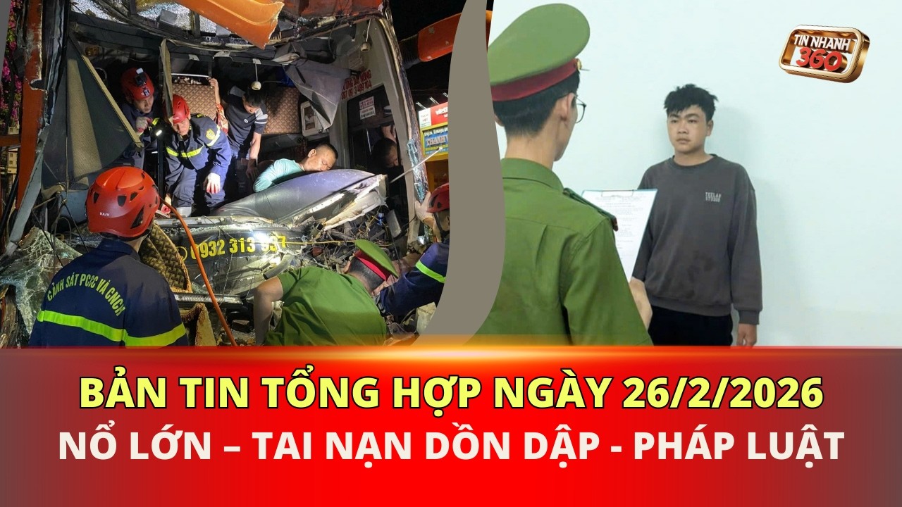 Tin Nóng 26/2: Nổ Xưởng Hải Sản 1 Người Tử Vong, Tai Nạn Cao Tốc Và Loạt Vụ Trộm Cướp Táo Tợn