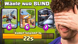 😱🤯BLIND KARTEN WÄHLEN in 3x AUSWAHL LADDER... | Clash Roy...