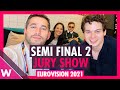 Eurovision 2021 Semi Final 2 Jury Show reaction