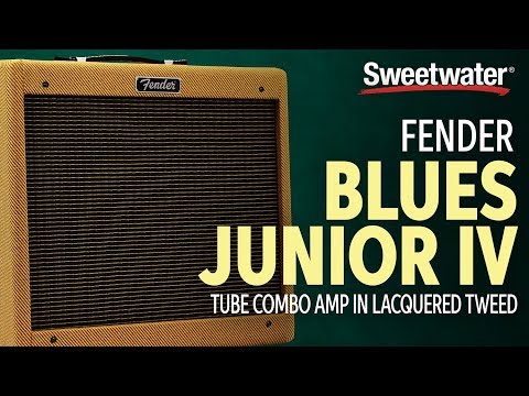 Fender Blues Junior IV  Lacquered Tweed Combo Amp Demo