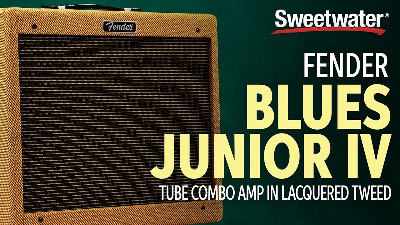 Fender Blues Junior IV Lacquered Tweed Combo Amp Demo