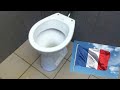  france toilet  unknow flushometer and allia paris bowl