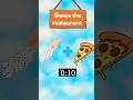 Guess the restaurant 🤔 Guess challenge ✨#comment#viral #shorts#guess #subscribe #animation#challenge