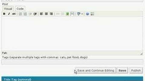 Wordpress Page Titles, Post Titles, and Page Slugs