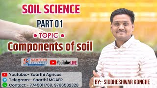 Components Of Soil Soil Science Part -1