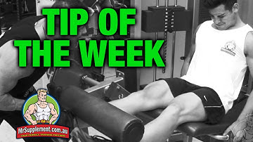 Tip Of The Week: Triple Drop Set | Leg Extension