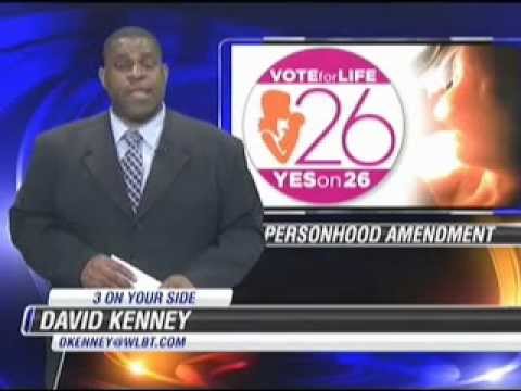 MS Personhood Amendment 26 - Lies and Half Truths on NBC3 WLBT - YouTube