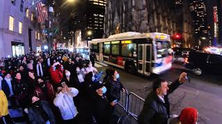 NYC LIFE 2021 |New York City Christmas Night--Rockefeller Center Manhattan (DEC 25, SAT)