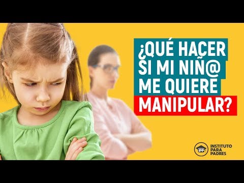 Video: Cómo Resolver El Problema De La Manipulación Infantil