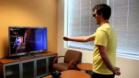 Interactive 3D Avatar-like flythrough with Kinect style camera