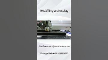 How to milling and cutting EVA#digitalmachine #oscillatingknifecuttingmachine #evafoam #packaging