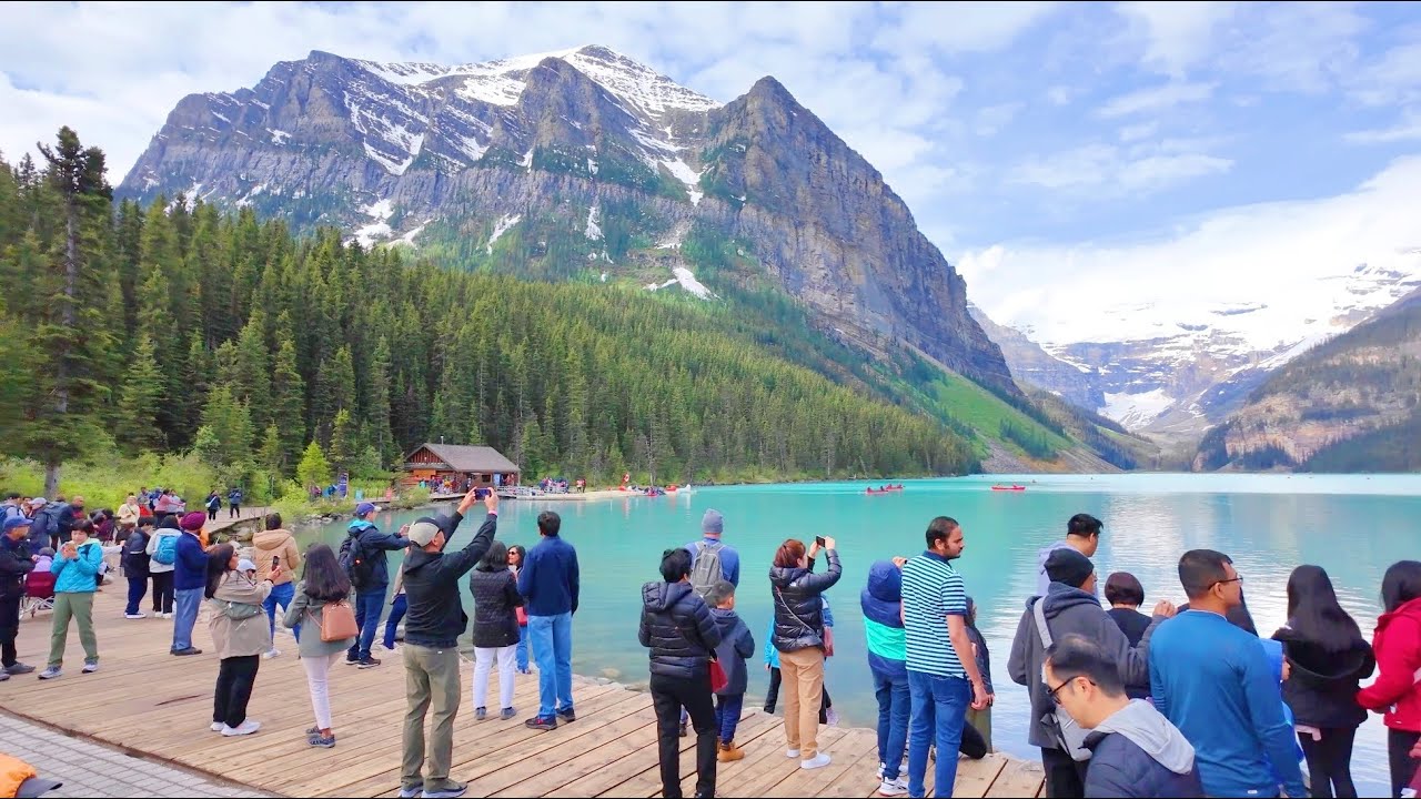 Lake Louise - Banff National Park Alberta Canada 🇨🇦 4K