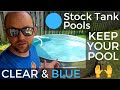 Two SIMPLE Tips to Keep Your Stock Tank Pool CLEAN and CLEAR All Summer