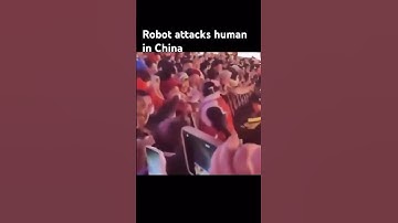 BREAKING: Robot attacks humans in China #robot #news #ai #humanoidrobot #china