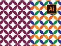 How To Create Flower Of Life Pattern/Cloisonne Pattern/Japanese pattern In Adobe Illustrator