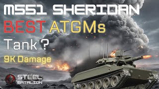 M551 Sheridan - Best ATGMs Tank?  WOT Intense Carry Game (World Of Tanks Gameplay)