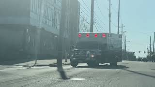 Akron Fire Department Medic 3 Responding
