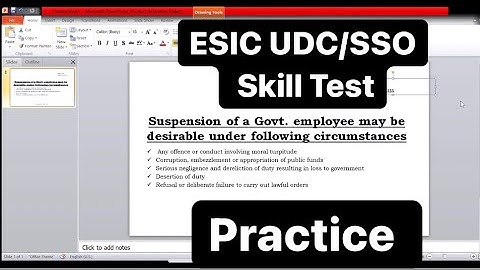 ESIC UDC PHASE 3 | ESIC UDC Computer Skill Test | To Score 50/50| ESIC UDC/SSO Computer Skill Test