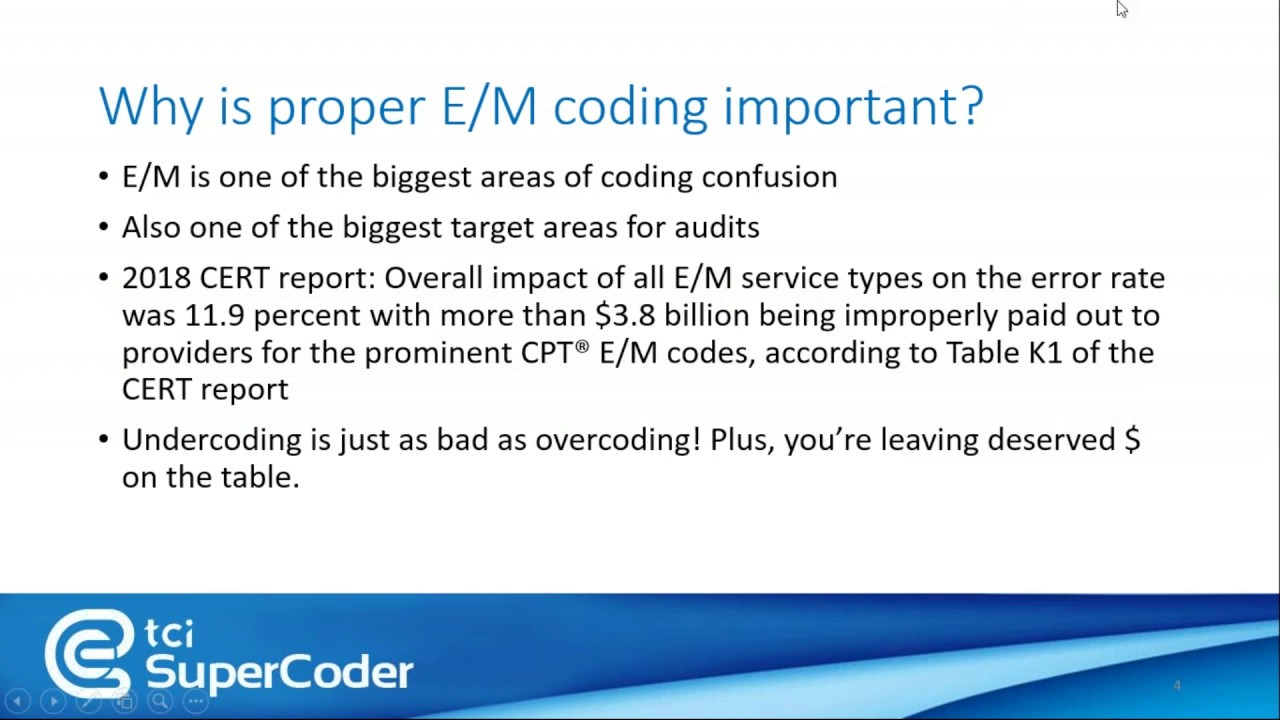 How to use E/M Coding Calculator? A webinar on Accurate Evaluation and