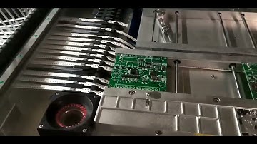 Pick and place machine with camera/ Mount video