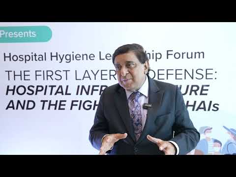 Dr Sunil K Khetarpal shared his views on Hospital Hygiene Leadership Forum